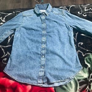 Blue Jean flannel from forever 21